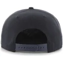 svart-flat-snapback-keps-med-vit-los-angeles-dodgers-mlb-logga-sure-shot-fran-47-brand