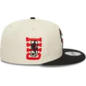 beige-och-svart-platt-keps-snapback-9fifty-logo-chicago-bulls-nba-fran-new-era