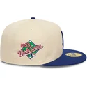 los-angeles-dodgers-mlb-59fifty-team-colour-beige-och-bla-justerad-flat-keps-fran-new-era