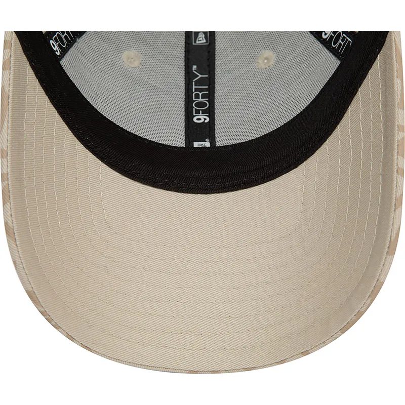 bojd-beige-justerbar-keps-for-dam-9forty-monogram-fran-new-york-yankees-mlb-av-new-era