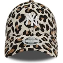 new-era-new-york-yankees-mlb-9forty-jacquard-justerbar-leopardmonstrad-kurvkeps-for-dam