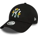new-era-new-york-yankees-mlb-9forty-floral-svart-justerbar-bojd-keps-for-kvinnor