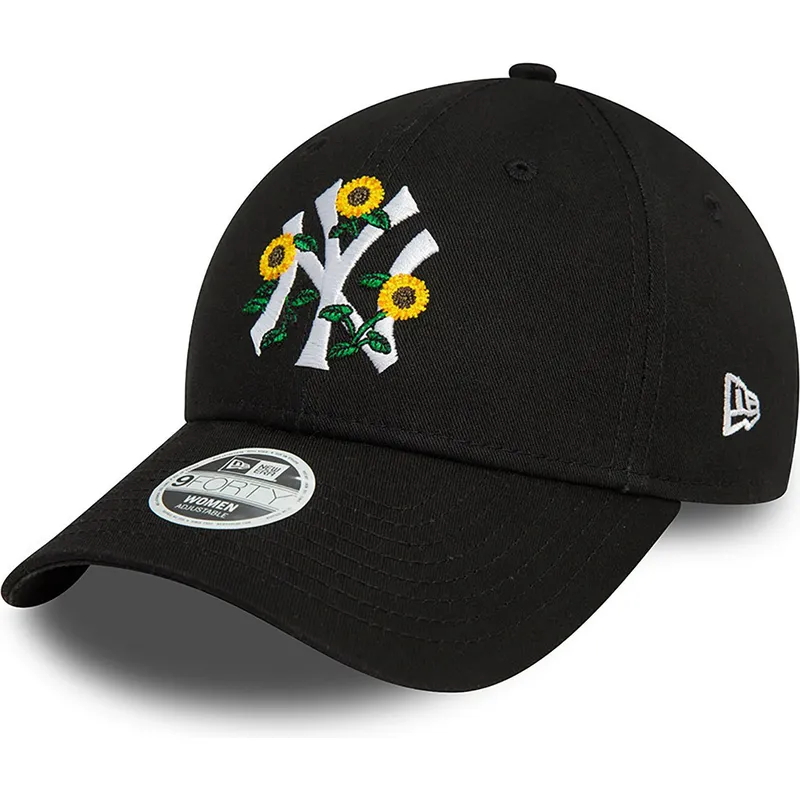 kepsar-curva-svart-justerbart-band-9forty-floral-fran-new-york-yankees-mlb-av-new-era