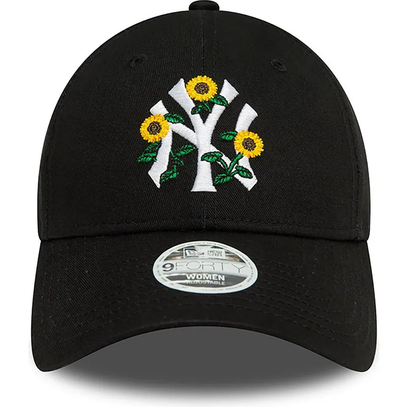kepsar-curva-svart-justerbart-band-9forty-floral-fran-new-york-yankees-mlb-av-new-era