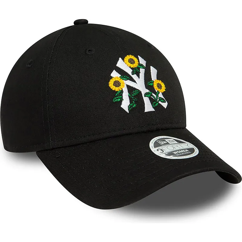 kepsar-curva-svart-justerbart-band-9forty-floral-fran-new-york-yankees-mlb-av-new-era