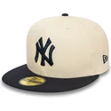 kepsar-plana-beige-justerad-59fifty-team-colour-fran-new-york-yankees-mlb-av-new-era