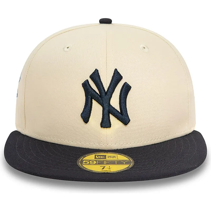 kepsar-plana-beige-justerad-59fifty-team-colour-fran-new-york-yankees-mlb-av-new-era
