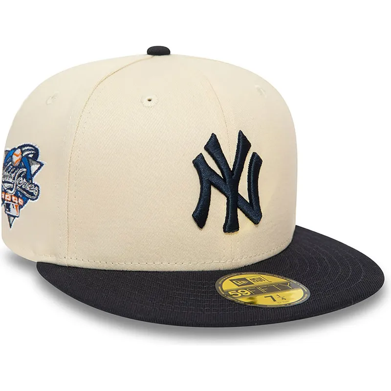 kepsar-plana-beige-justerad-59fifty-team-colour-fran-new-york-yankees-mlb-av-new-era