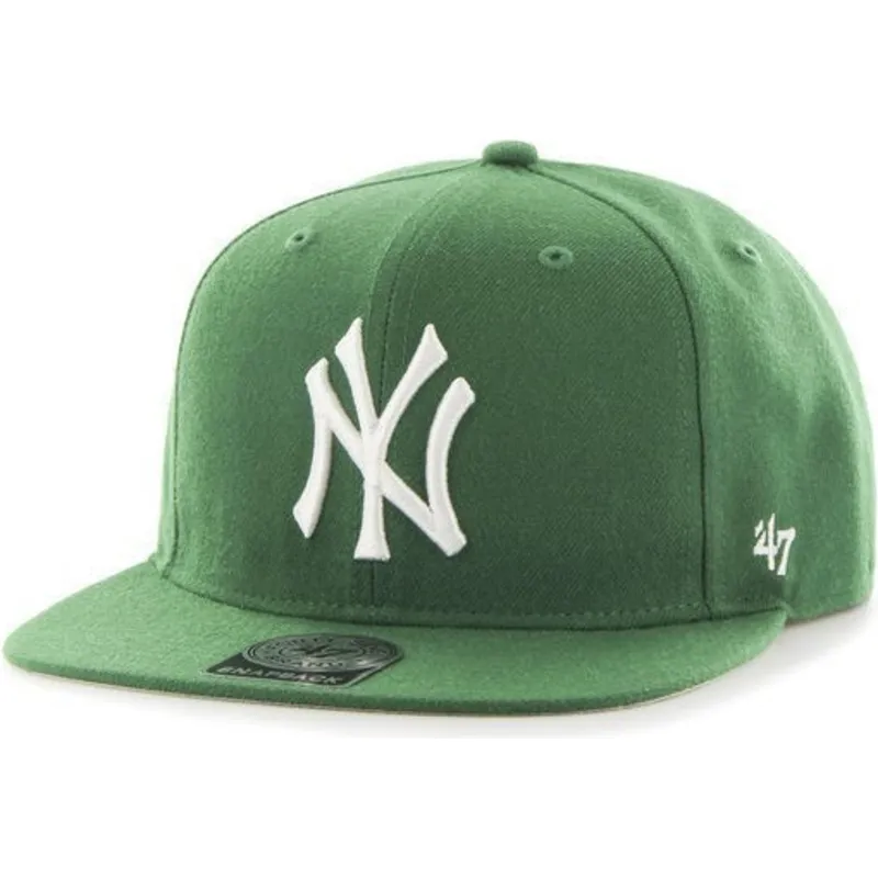 kepsar-plana-gron-snapback-fran-new-york-yankees-mlb-av-47-brand