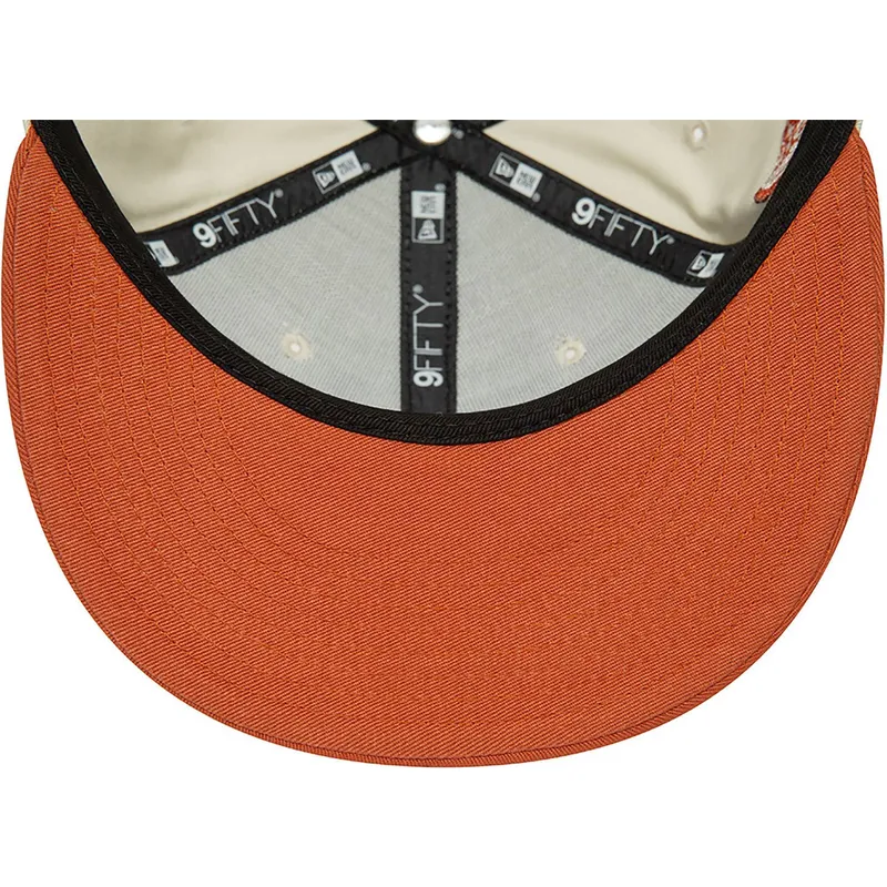 kepsar-plana-beige-snapback-marron-9fifty-patch-fran-new-york-yankees-mlb-av-new-era kepsar-plana-beige-snapback-marron-9fifty-patch-fran-new-york-yankees-mlb-av-new-era
