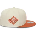 beige-och-brun-platt-snapbackkeps-9fifty-patch-new-york-yankees-mlb-fran-new-era