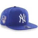 bla-platt-snapback-keps-new-york-yankees-mlb-sure-shot-fran-47-brand