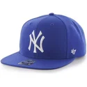 bla-platt-snapback-keps-new-york-yankees-mlb-sure-shot-fran-47-brand