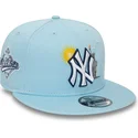new-era-new-york-yankees-mlb-ljusbla-platt-snapback-keps-9fifty-summer-icon