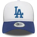 new-era-los-angeles-dodgers-mlb-gra-och-bla-a-frame-logo-truckerkeps