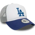 new-era-los-angeles-dodgers-mlb-gra-och-bla-a-frame-logo-truckerkeps