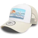 kepsar-curva-beige-snapback-a-frame-summer-fran-saint-tropez-ciudades-y-playas-av-new-era