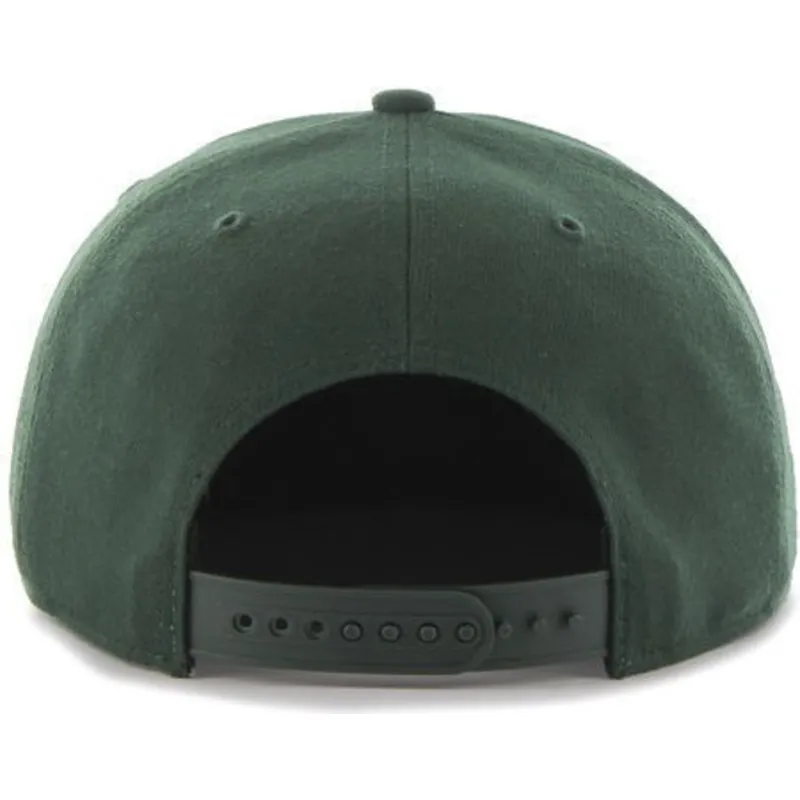 kepsar-plana-gron-snapback-fran-oakland-athletics-mlb-av-47-brand