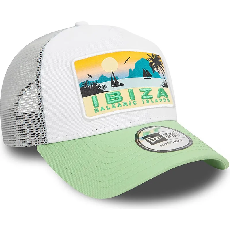 gorra-trucker-vit-och-gron-a-frame-summer-de-ibiza-ciudades-y-playas-fran-new-era