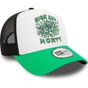 gorra-trucker-vit-svart-och-gron-a-frame-character-av-rick-och-morty-fran-new-era