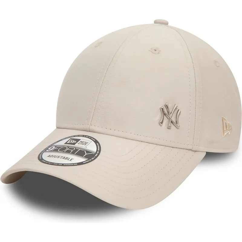 bojd-beige-justerbar-keps-9forty-flawless-fran-new-york-yankees-mlb-av-new-era