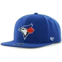 47-brand-toronto-blue-jays-mlb-sure-shot-bla-snapback-platt-keps-med-maskotlogotyp