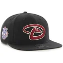47-brand-arizona-diamondbacks-mlb-sure-shot-svart-snapback-flat-keps