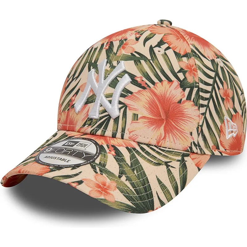 kepsar-curva-flerfargad-justerbart-band-9forty-tropical-fran-new-york-yankees-mlb-av-new-era