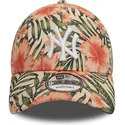 kepsar-curva-flerfargad-justerbart-band-9forty-tropical-fran-new-york-yankees-mlb-av-new-era