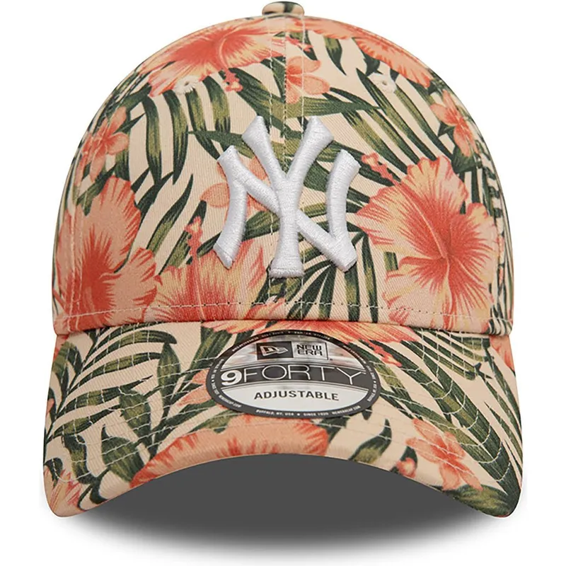 kepsar-curva-flerfargad-justerbart-band-9forty-tropical-fran-new-york-yankees-mlb-av-new-era
