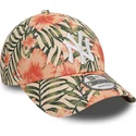 kepsar-curva-flerfargad-justerbart-band-9forty-tropical-fran-new-york-yankees-mlb-av-new-era