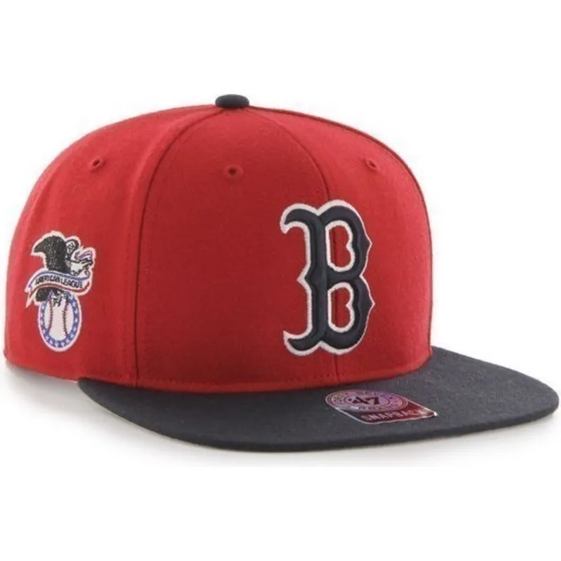 kepsar-plana-rod-snapback-fran-boston-red-sox-mlb-av-47-brand kepsar-plana-rod-snapback-fran-boston-red-sox-mlb-av-47-brand