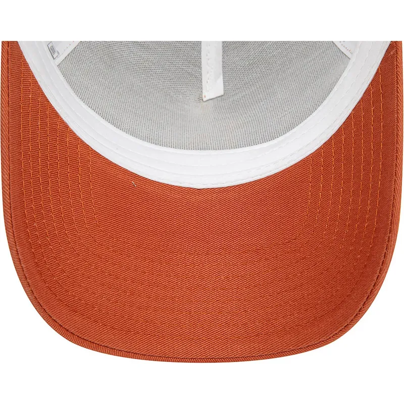 brun-och-vit-trucker-keps-a-frame-seasonal-infill-fran-los-angeles-dodgers-mlb-av-new-era