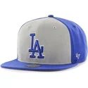 los-angeles-dodgers-mlb-sure-shot-bla-och-gra-snapback-flat-keps-fran-47-brand