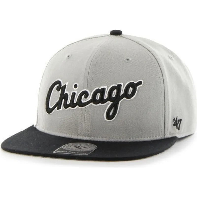 kepsar-plana-gra-snapback-de-letras-fran-chicago-white-sox-mlb-av-47-brand