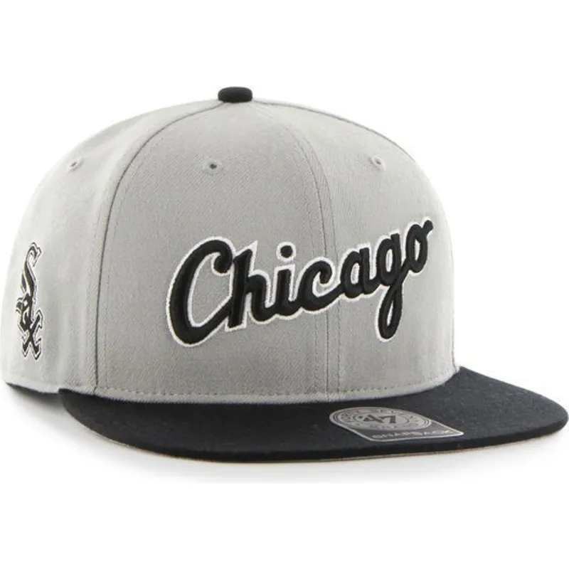 kepsar-plana-gra-snapback-de-letras-fran-chicago-white-sox-mlb-av-47-brand