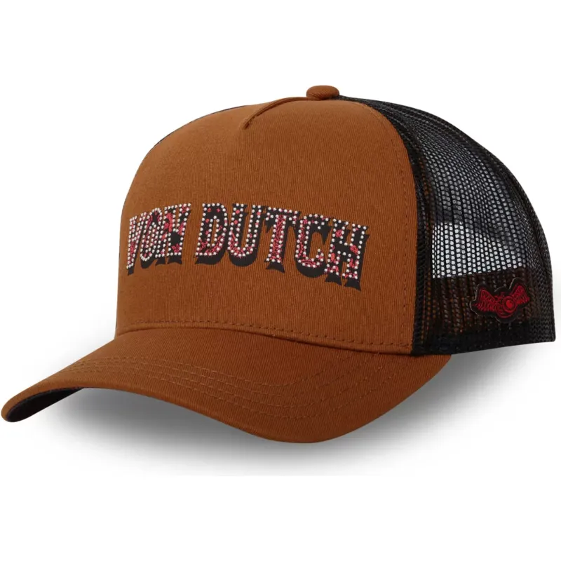 brun-trucker-keps-stud-n-fran-von-dutch