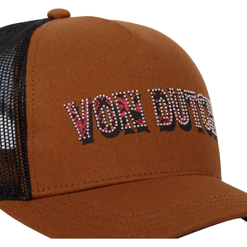 brun-trucker-keps-stud-n-fran-von-dutch
