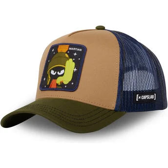 capslab-looney-tunes-marvin-the-martian-mar1-ct-brun-bla-och-gron-truckerkeps