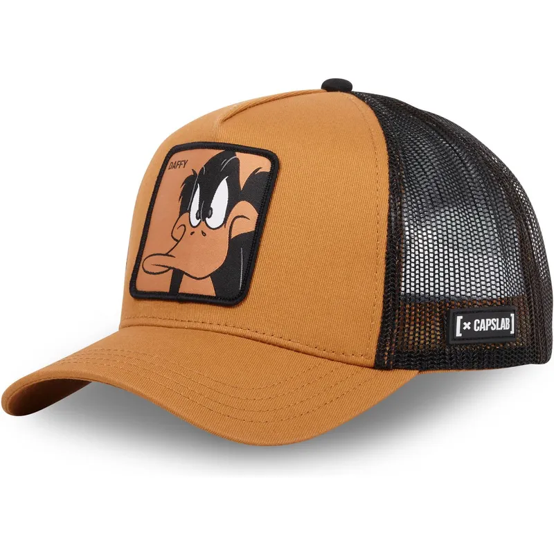 brun-och-svart-trucker-keps-daffy-duck-daf1-ct-looney-tunes-fran-capslab