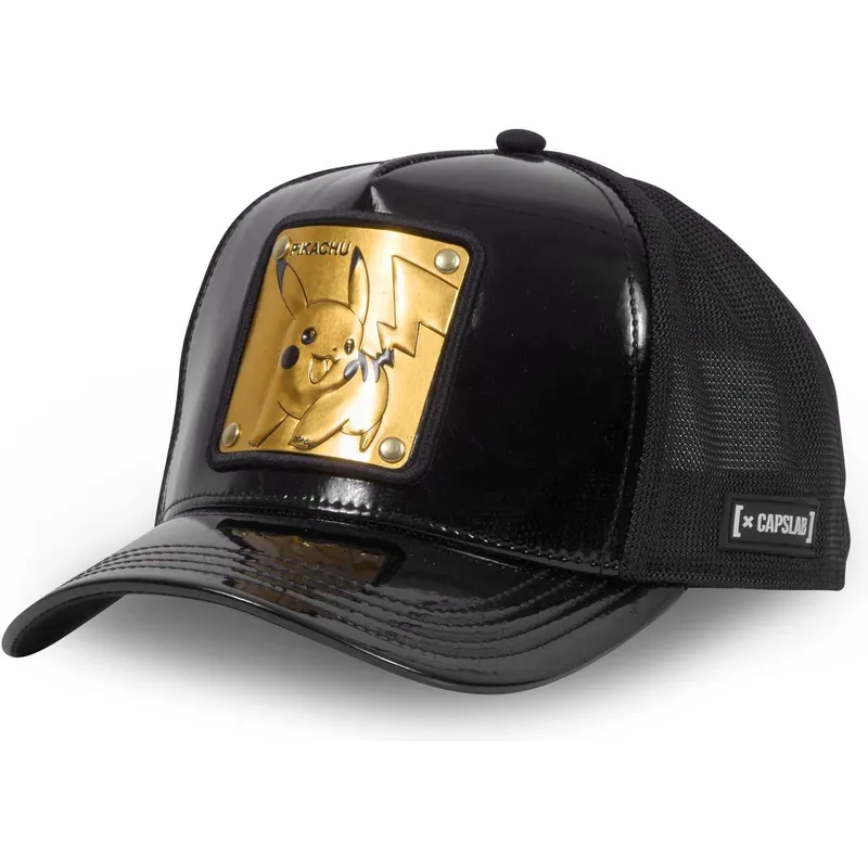 kepsar-curva-svart-snapback-pikachu-pokemon-av-capslab