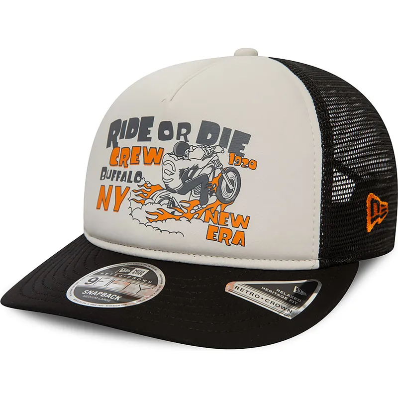 svart-och-vit-trucker-keps-american-ride-or-die-9fifty-retro-crown-a-frame-fran-new-era