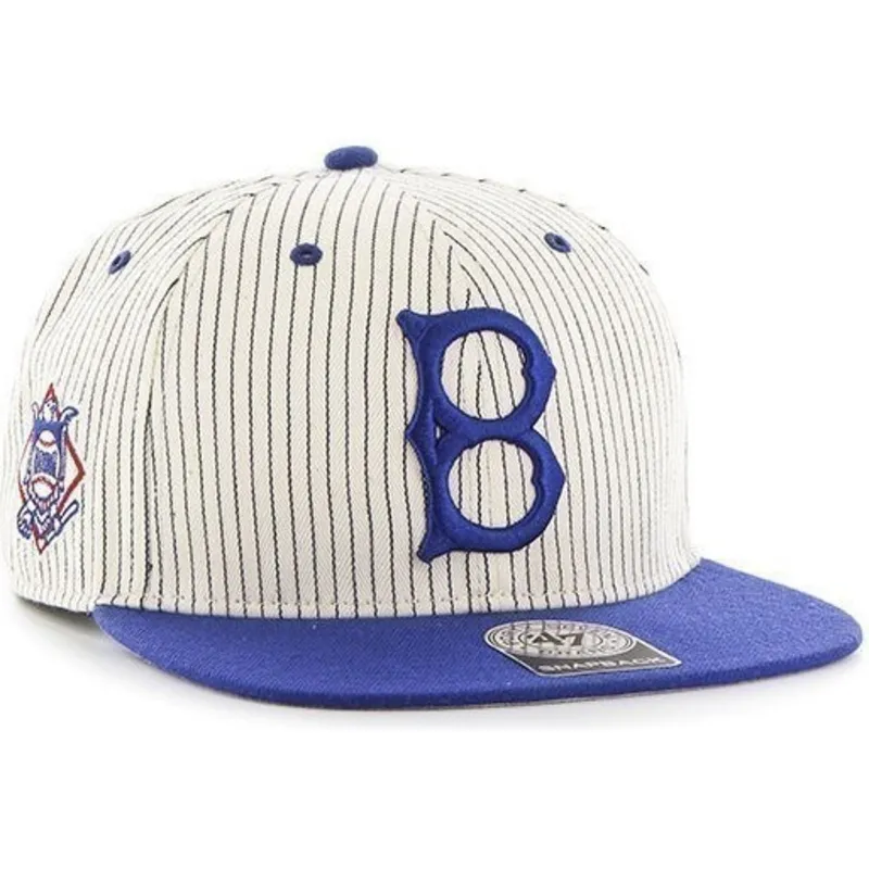 kepsar-plana-vit-snapback-rayas-fran-los-angeles-dodgers-mlb-av-47-brand