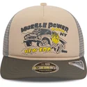 beige-och-gra-truckerkeps-american-muscle-power-9fifty-retro-crown-a-frame-fran-new-era