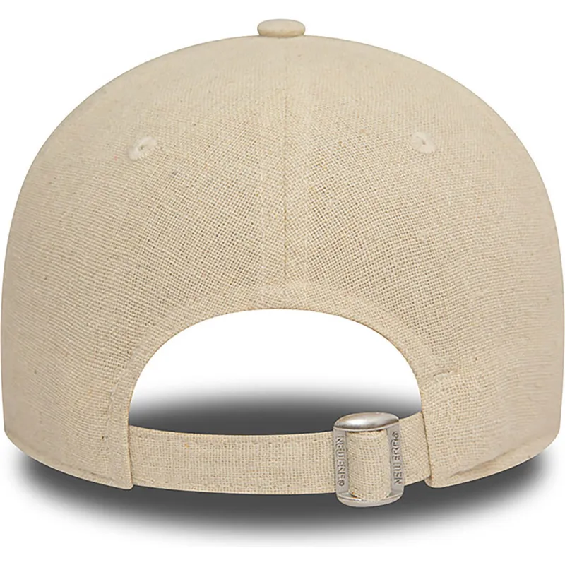 bojd-beige-justerbar-keps-for-dam-9forty-linen-fran-new-york-yankees-mlb-av-new-era