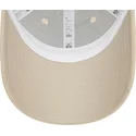 beige-justerbar-bojd-keps-for-kvinnor-9forty-linen-new-york-yankees-mlb-fran-new-era