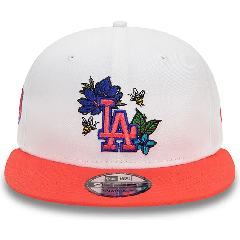 vit-och-rod-platt-snapback-keps-9fifty-floral-fran-los-angeles-dodgers-mlb-av-new-era