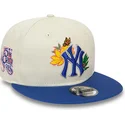 new-york-yankees-mlb-new-era-9fifty-bla-och-vit-snapback-flat-keps-med-blommigt-monster
