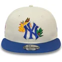 new-york-yankees-mlb-new-era-9fifty-bla-och-vit-snapback-flat-keps-med-blommigt-monster