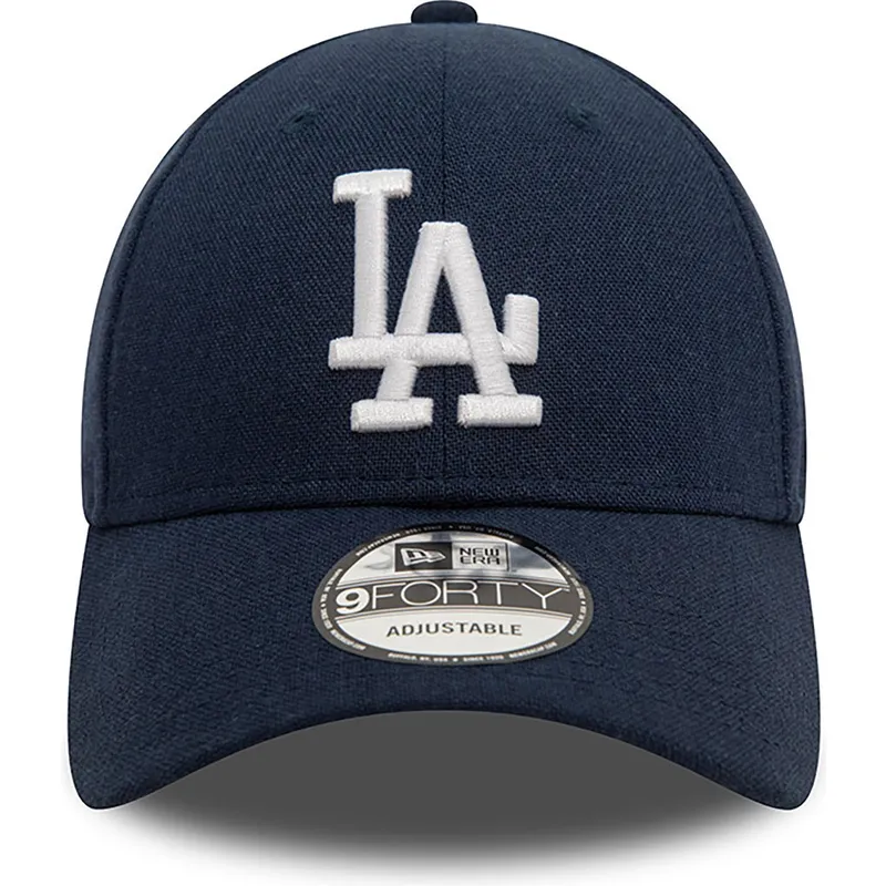 marinbla-bojd-justerbar-keps-9forty-linen-fran-los-angeles-dodgers-mlb-av-new-era
